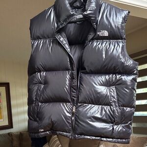 The North Face Shiny Black Down Vest